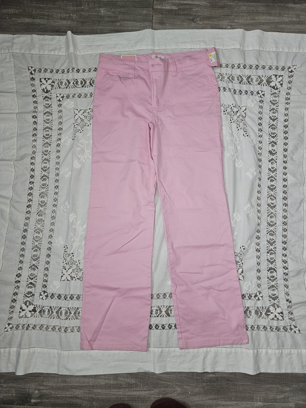 Circo Pink Straight-Leg Jeans